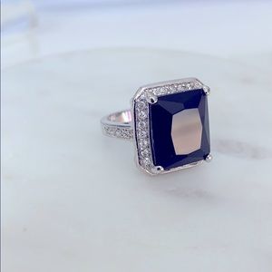 Large black onyx statement ring